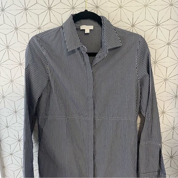 COS Striped Button Front Shirt Dress - Picture 5 of 5